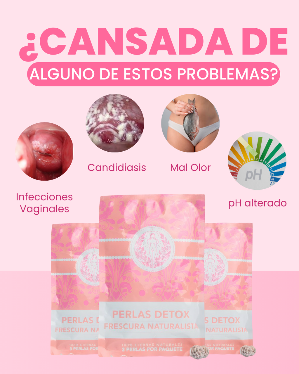 Óvulos Detox Naturalistica + Guia GRATIS Contra Candidiasis.